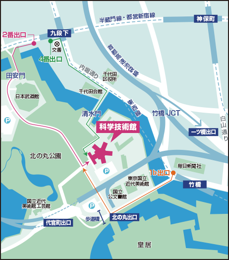 会場地図　RADIEX2016（東京：科学技術館）